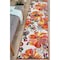 World Rug Gallery Modern Bright Flowers Non-Slip Runner Rug 2' x 7' Multi 503MULTI2X7 - alternate 1